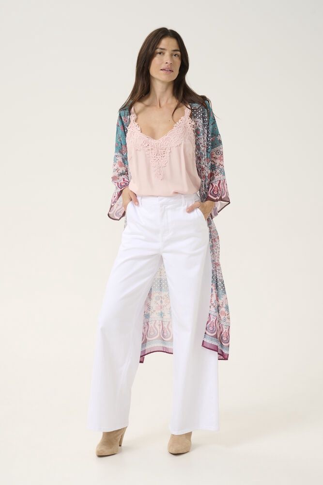 Tikko kimono peacock green