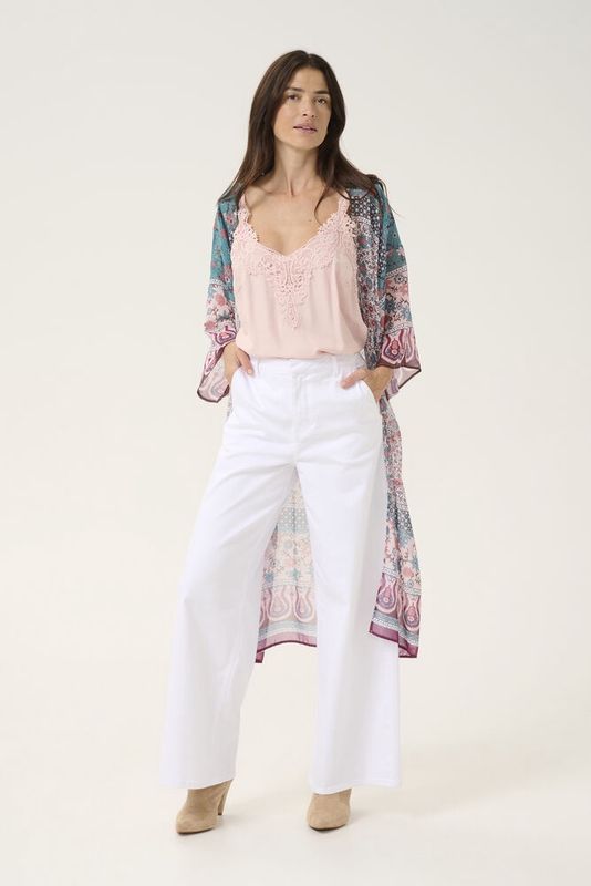 Tikko kimono peacock green