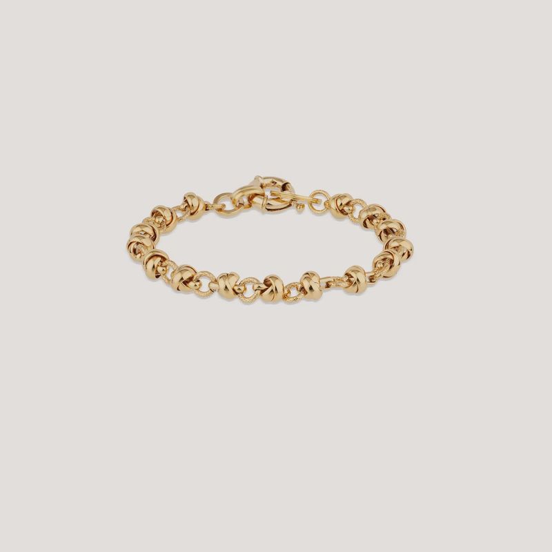 Atik gold chain bracelet
