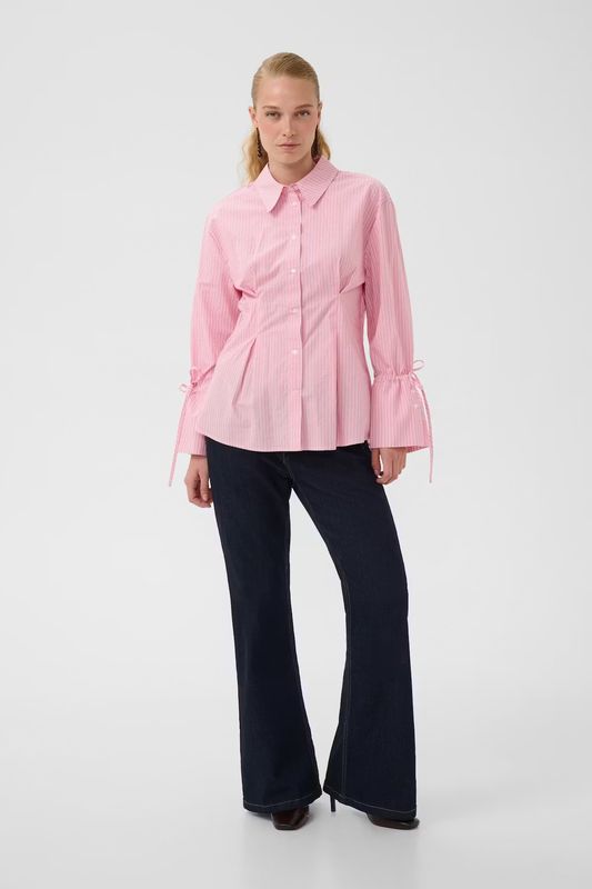 Mimi stripe shirt candy pink