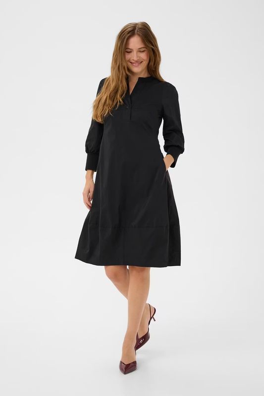 Antoinett 3/4 sleeve dress black