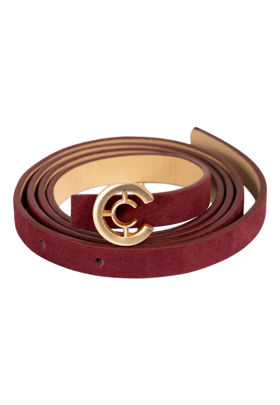 Small logo belt raspberry blush