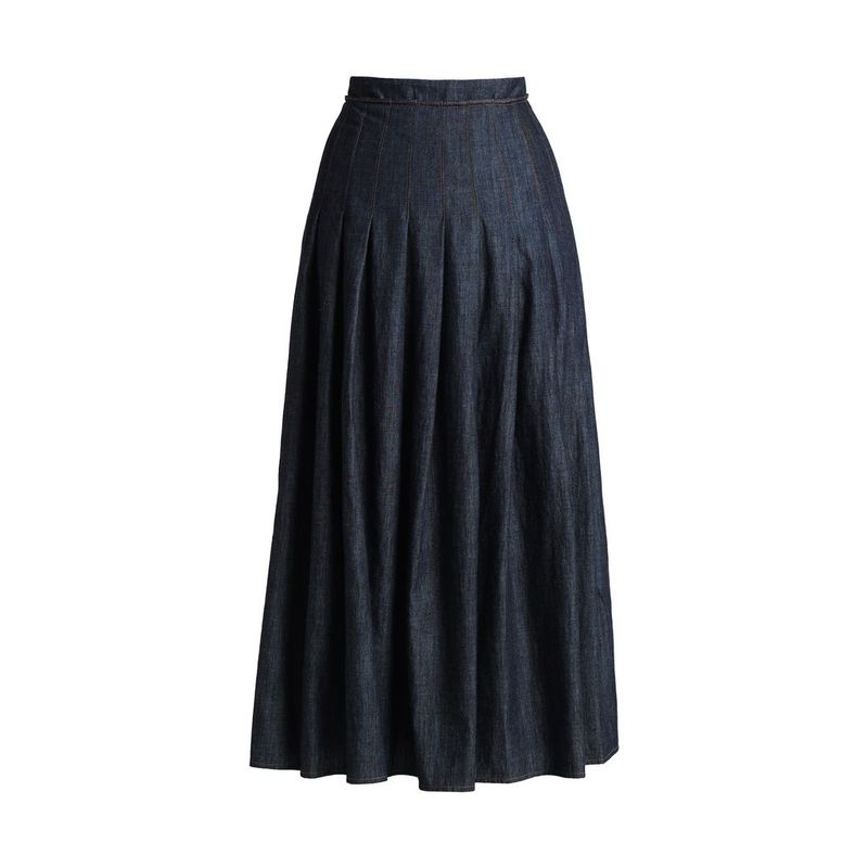 Orelia denim skirt dark blue denim