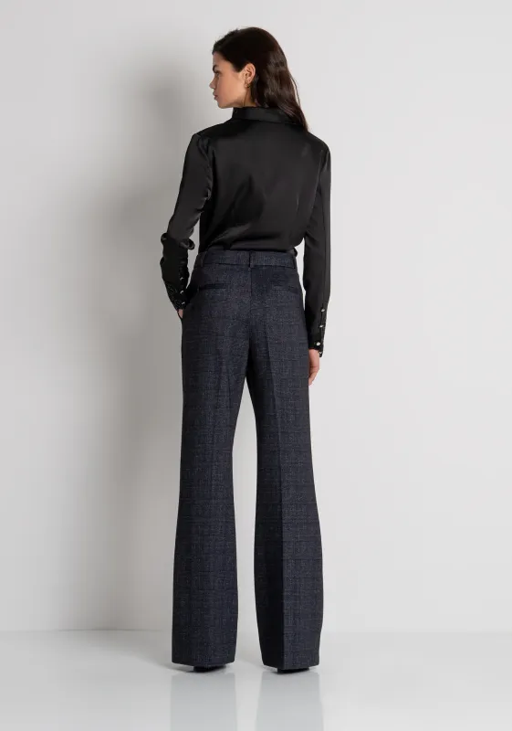 Straight leg trousers dark grey