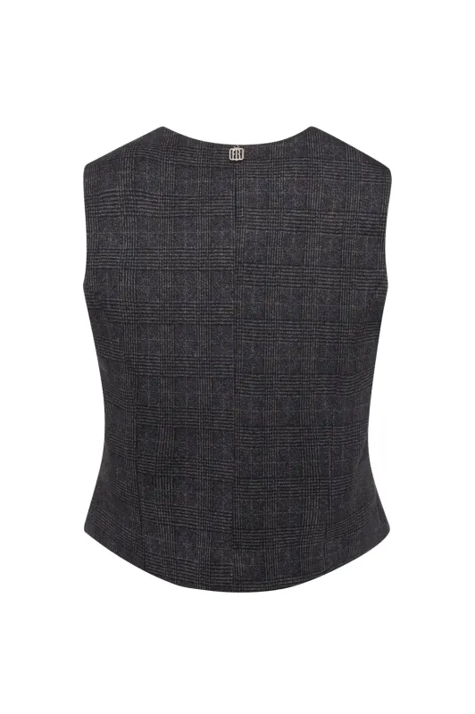 Waistcoat charcoal grey