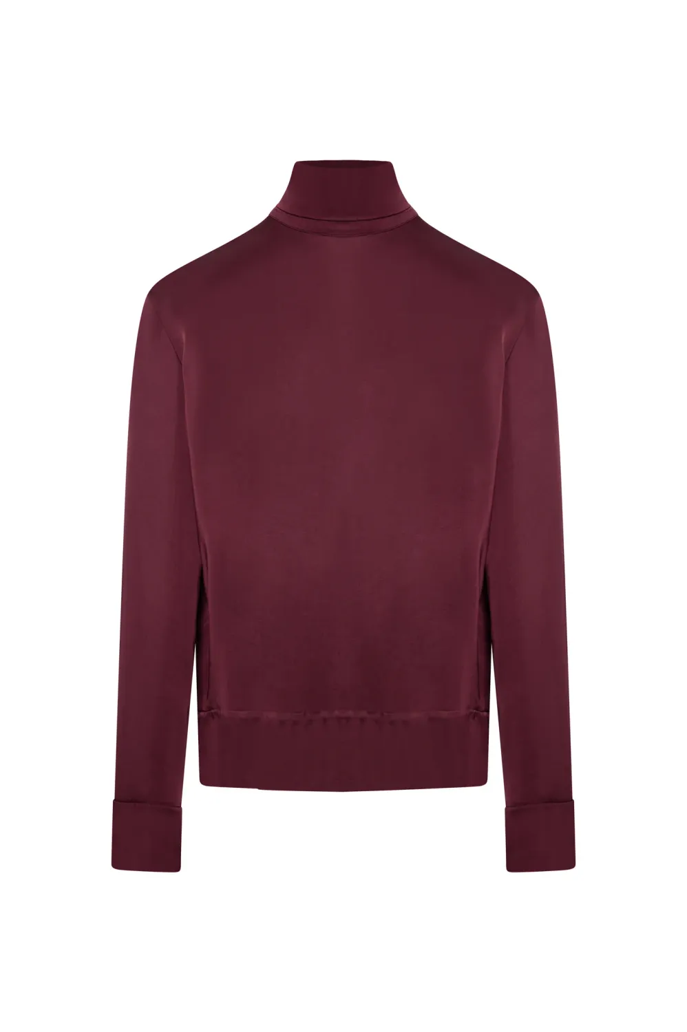Satin blouse mulberry purple