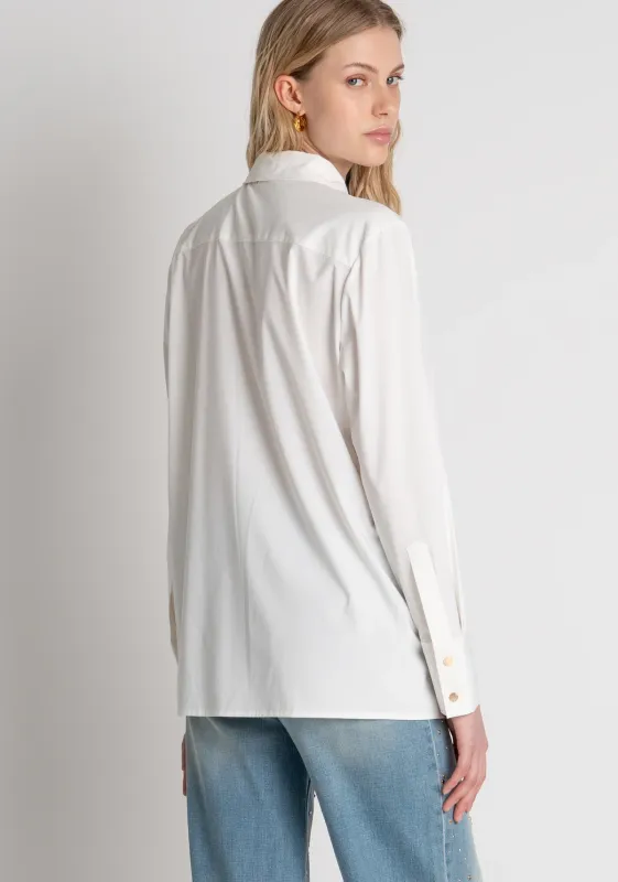 Oversized shirt soft white