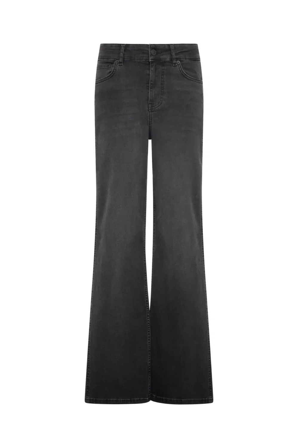 Flare denim jeans vintage black