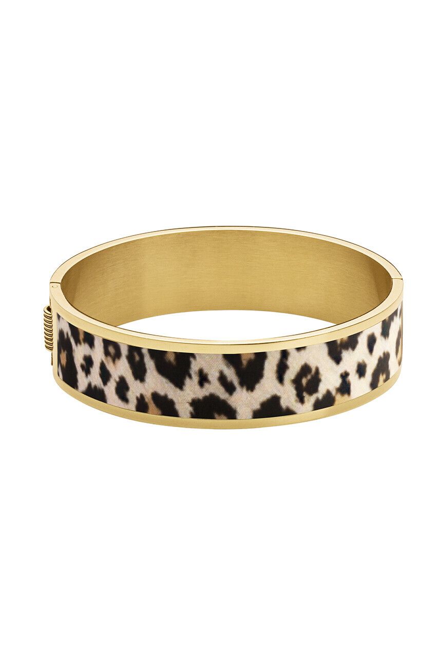 DK Cristea animal print gold bracelet