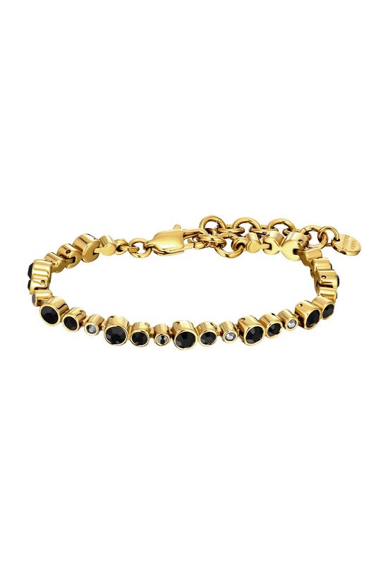 DK Esina gold bracelet black crystals