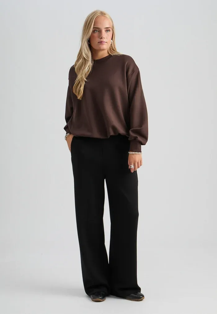 Sinna blouson sweatshirt chocolate brown
