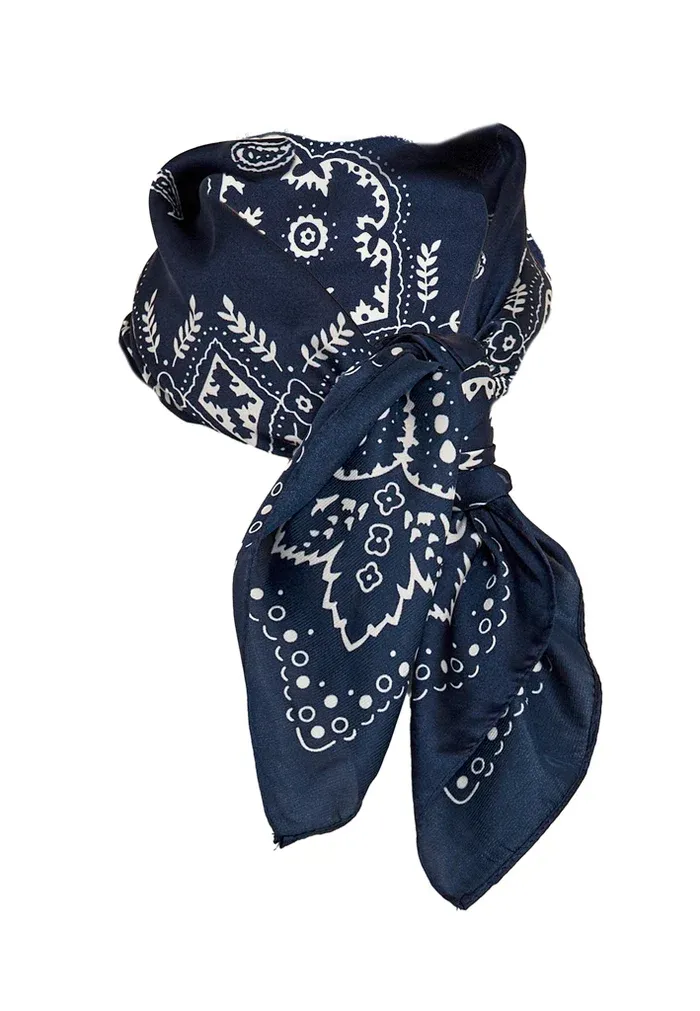 Polette scarf navy blue