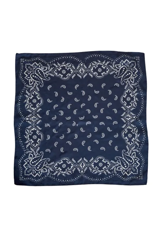 Polette scarf navy blue