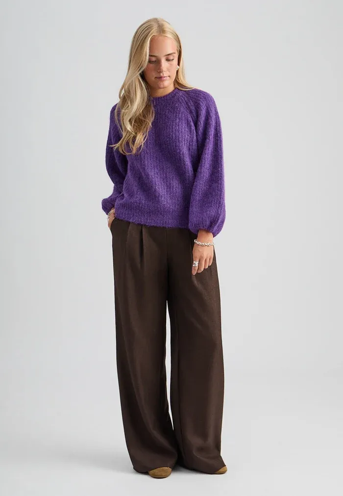 Silami knitted jumper purple