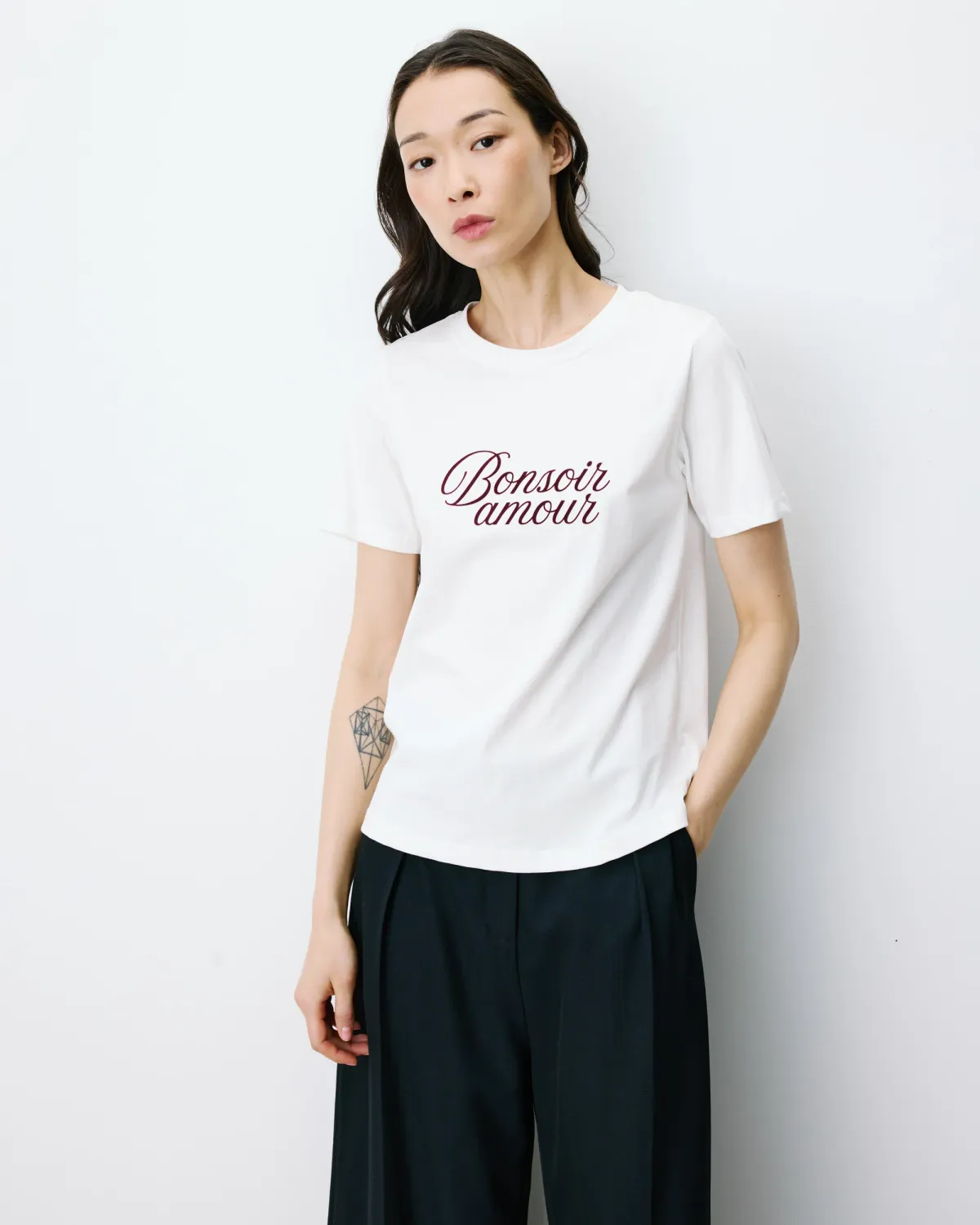 Amadis slogan t-shirt off white