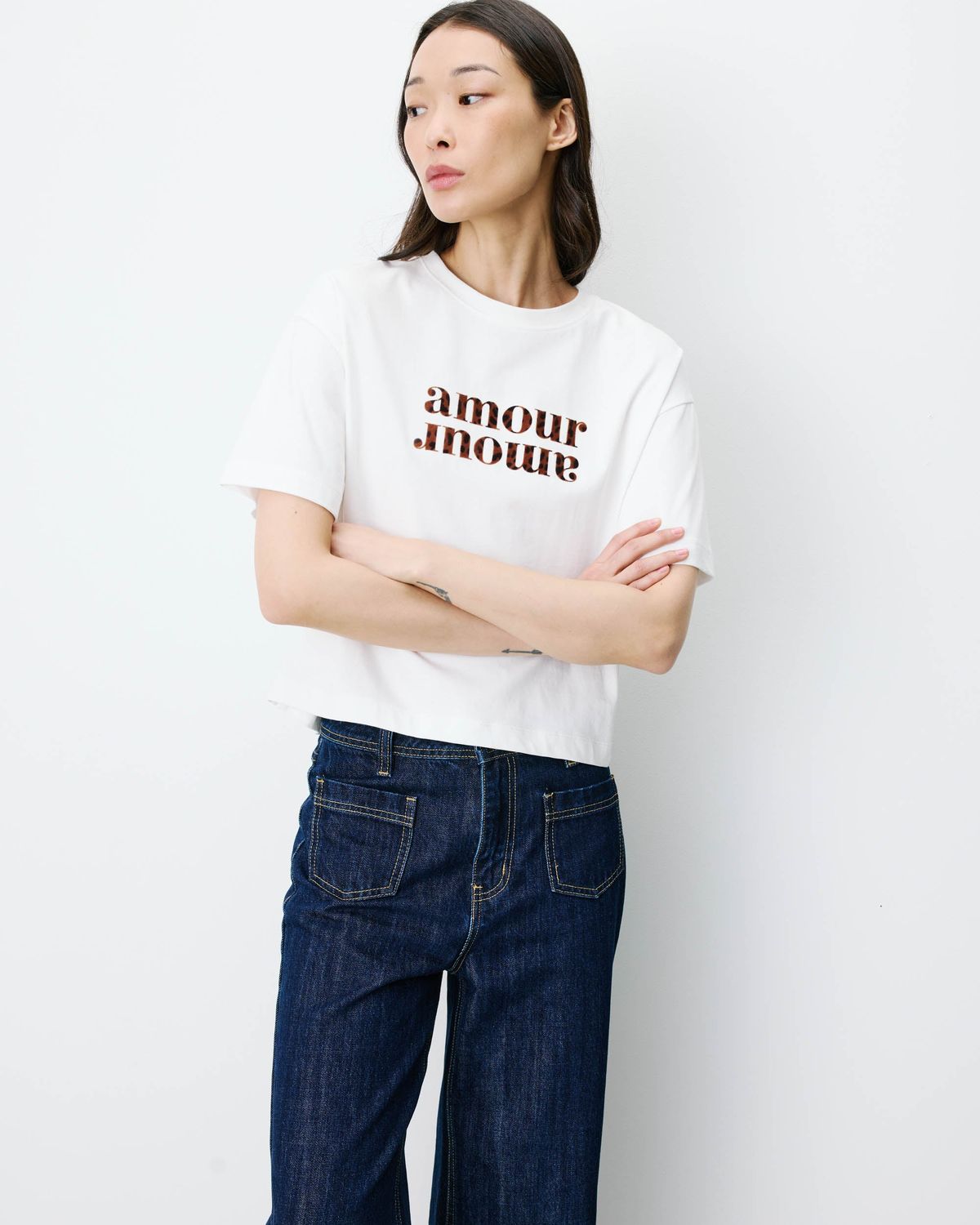 Anis slogan t-shirt off white