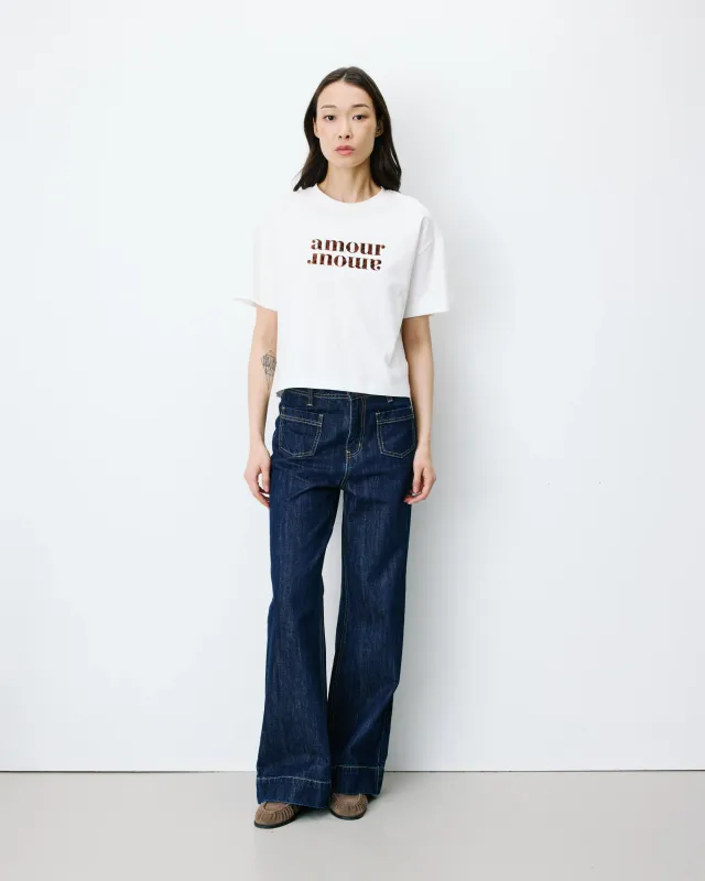 Anis slogan t-shirt off white