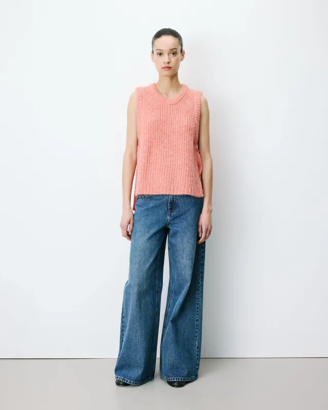 Argan tank top peach