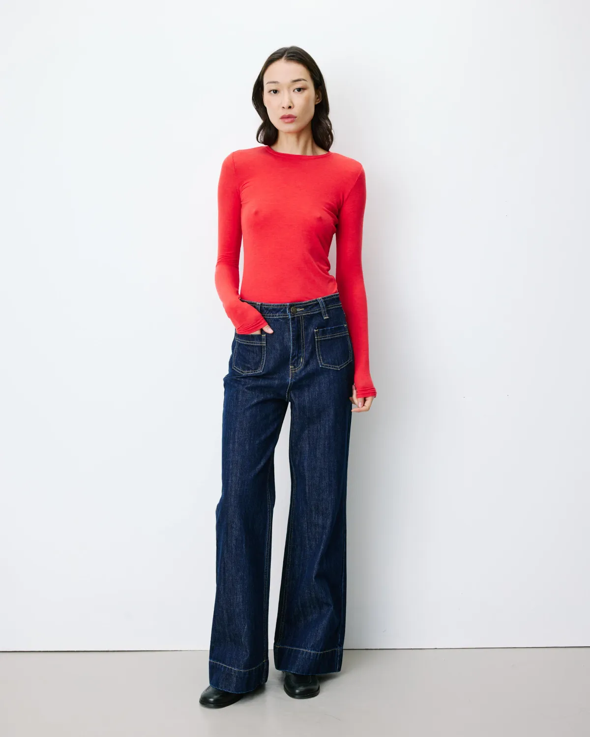 Jacob high-rise jeans dark blue