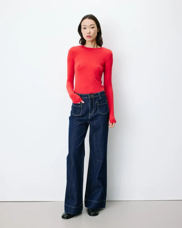 Jacob high-rise jeans dark blue