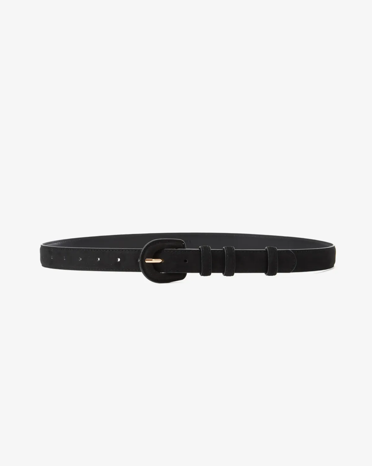 Scotland faux suede belt black