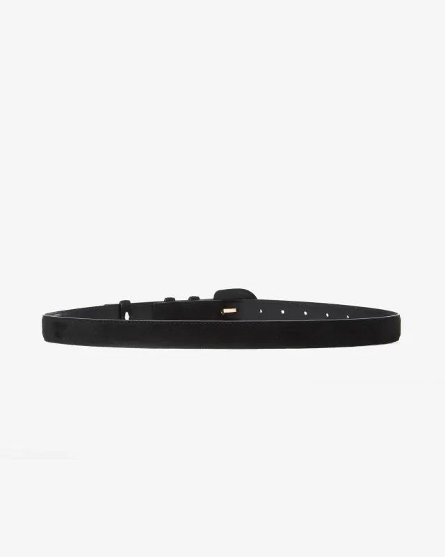 Scotland faux suede belt black