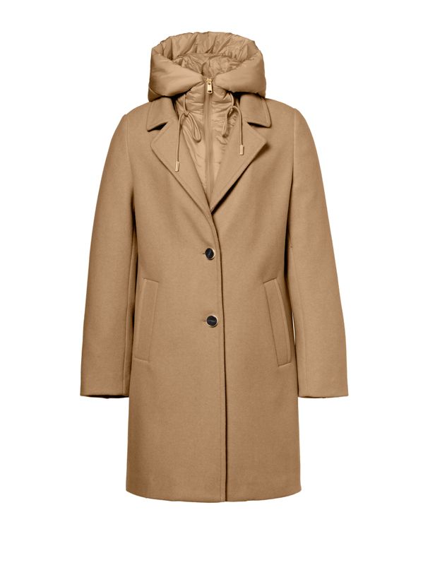 Elvira coat camel brown