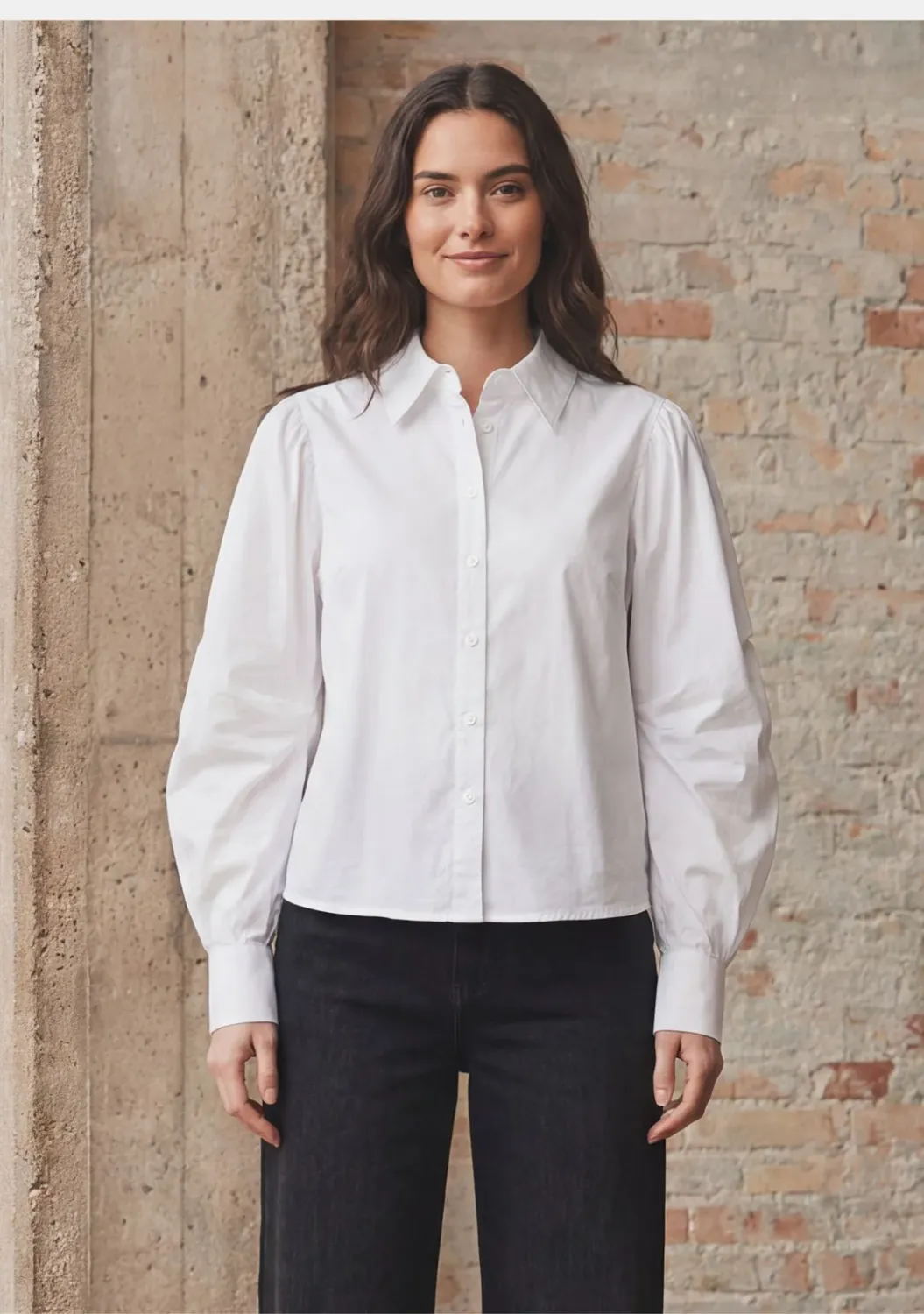 Sigga sleeve shirt white