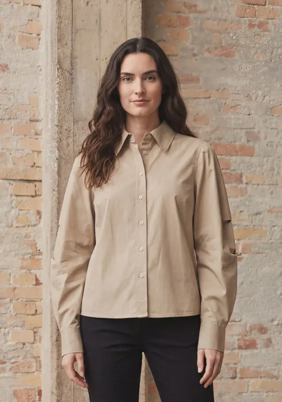 Sigga sleeve shirt taupe