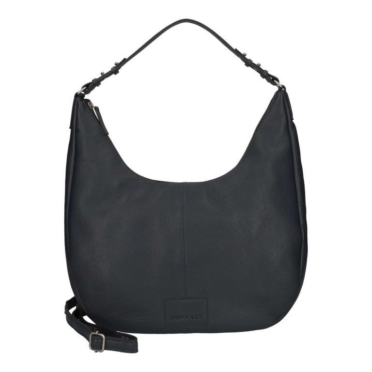 Soft skylar hobo round bag navy blue