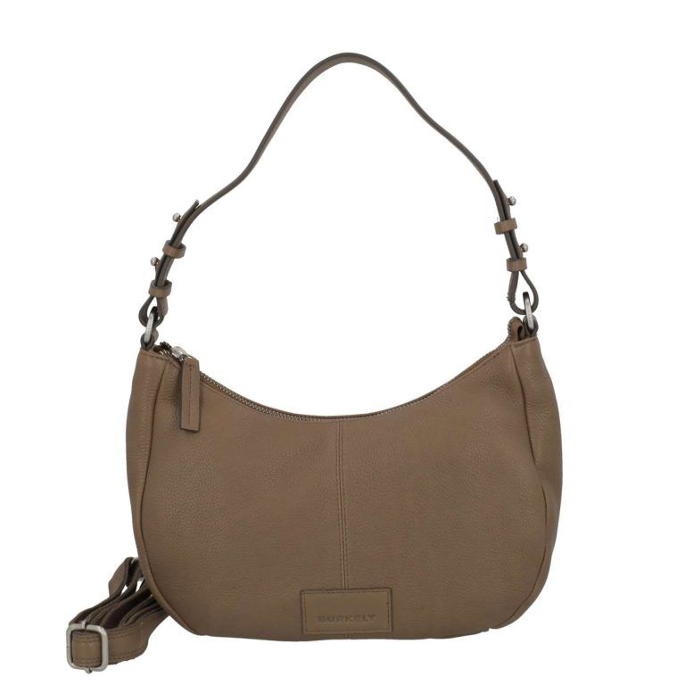 Soft skylar shoulderbag round taupe