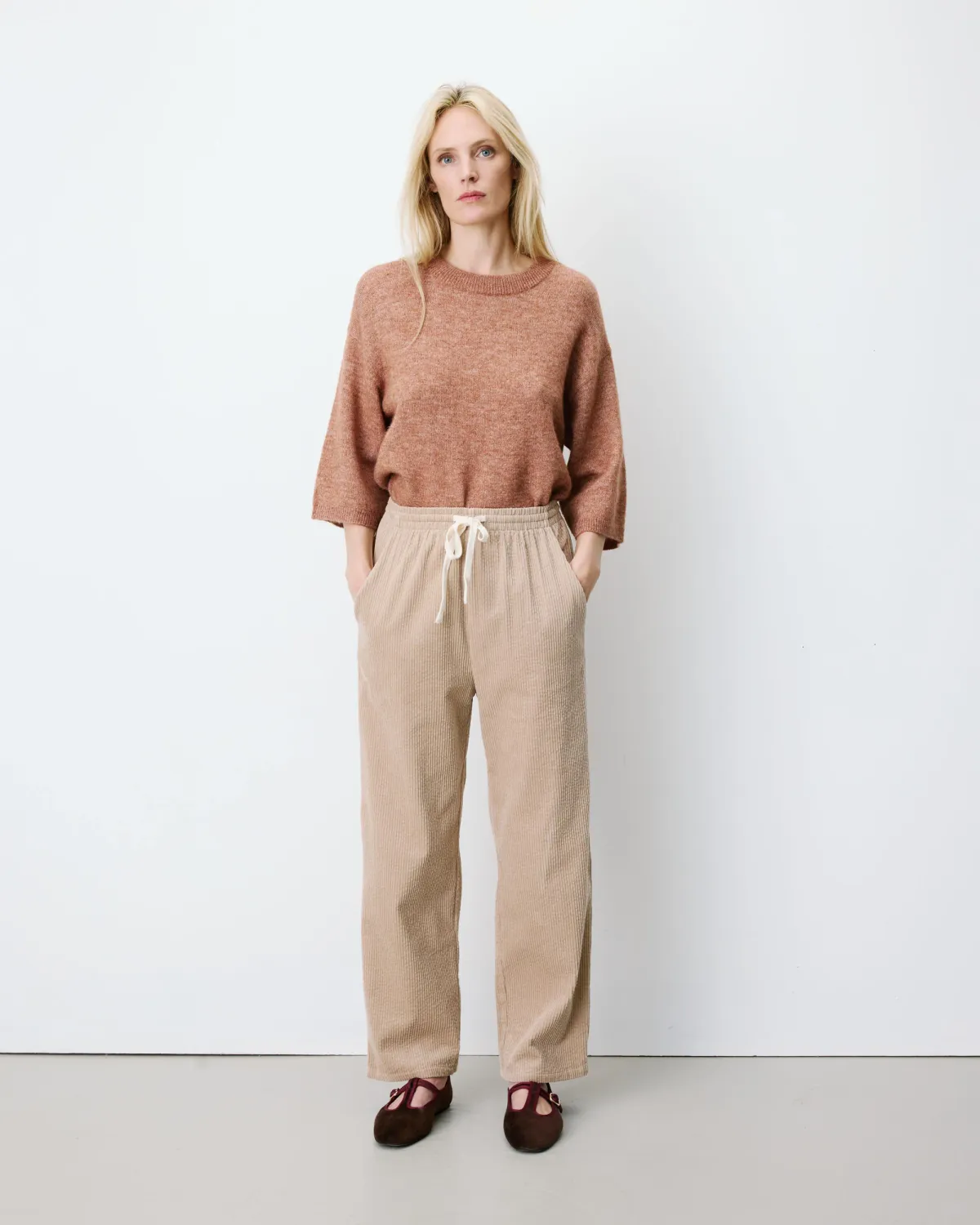 Liberty corduroy trousers beige