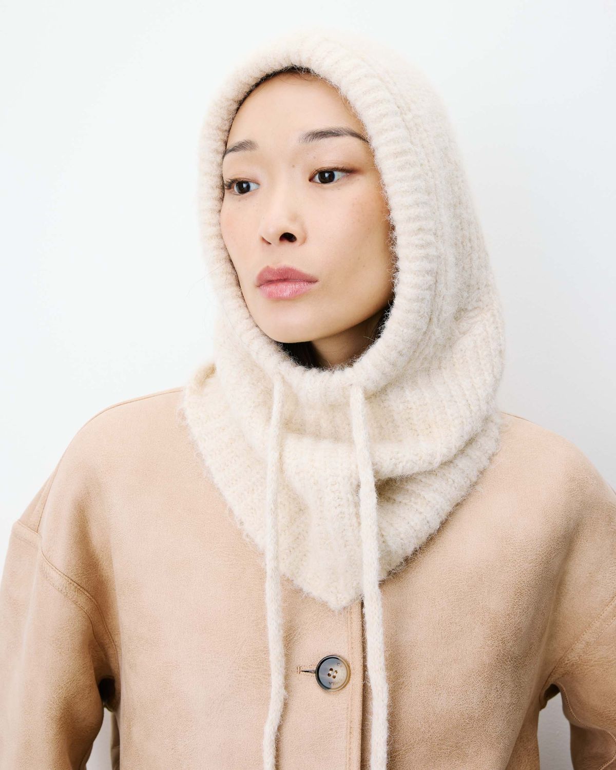 Samourai knitted snood deep cream