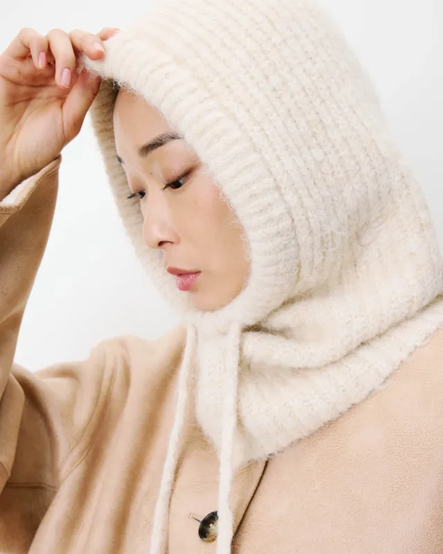 Samourai knitted snood deep cream