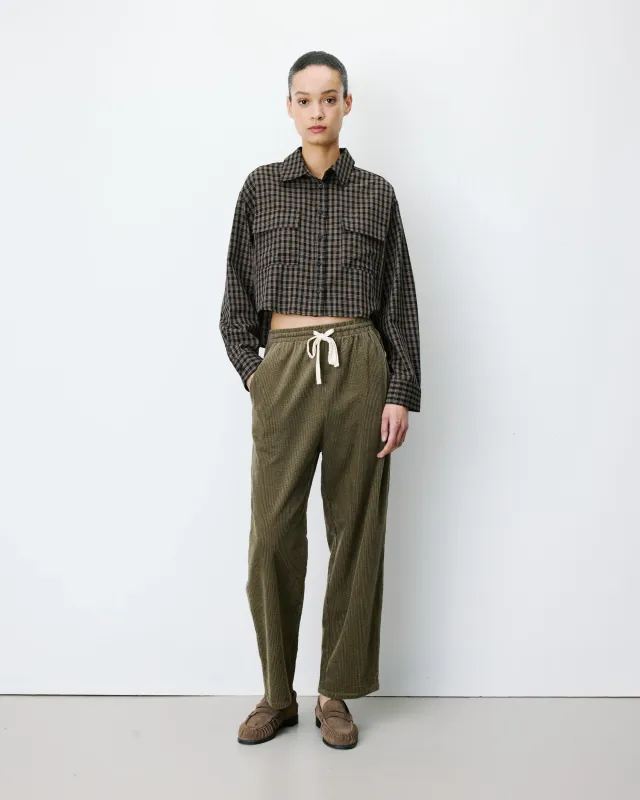 Liberty corduroy trousers khaki green