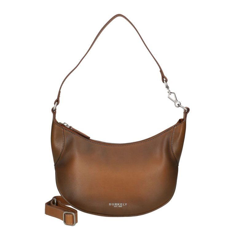 Ledger shoulder bag cognac brown