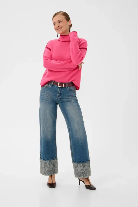 Jia katrina turtleneck pink