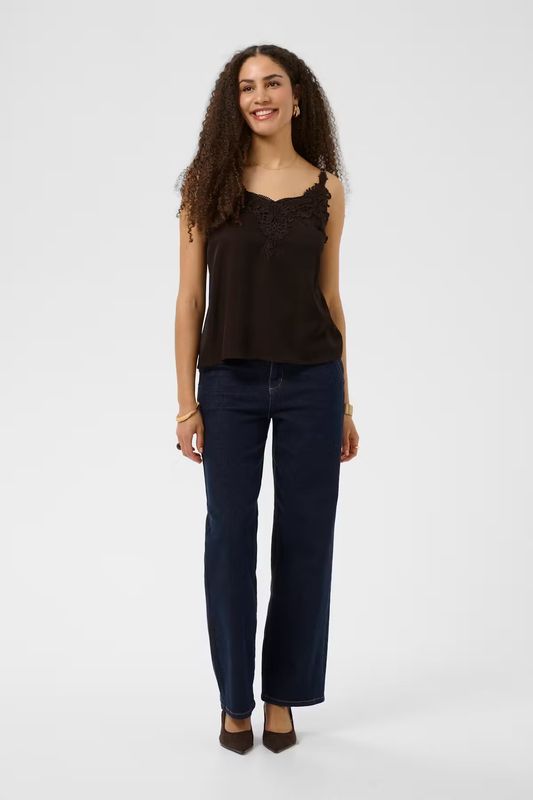 Anna camisole top chocolate brown