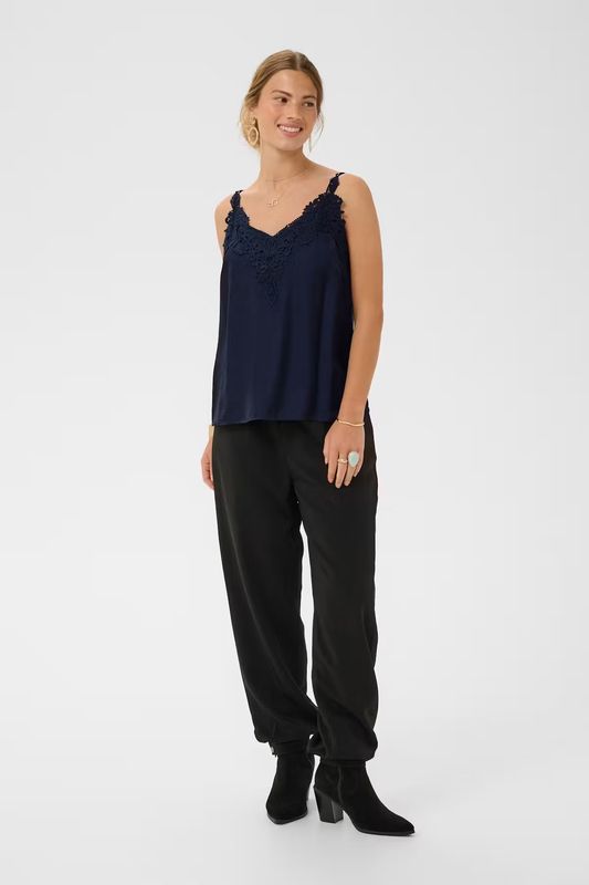 Anna camisole top navy blue