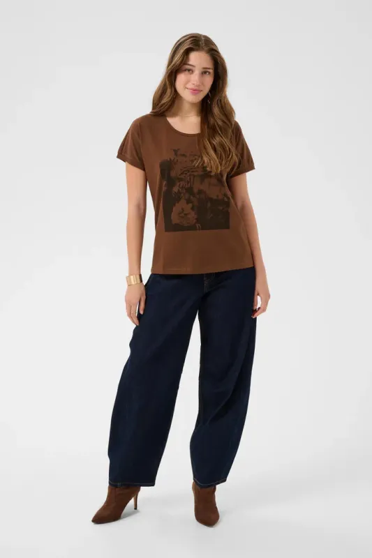 Malana T-shirt brown