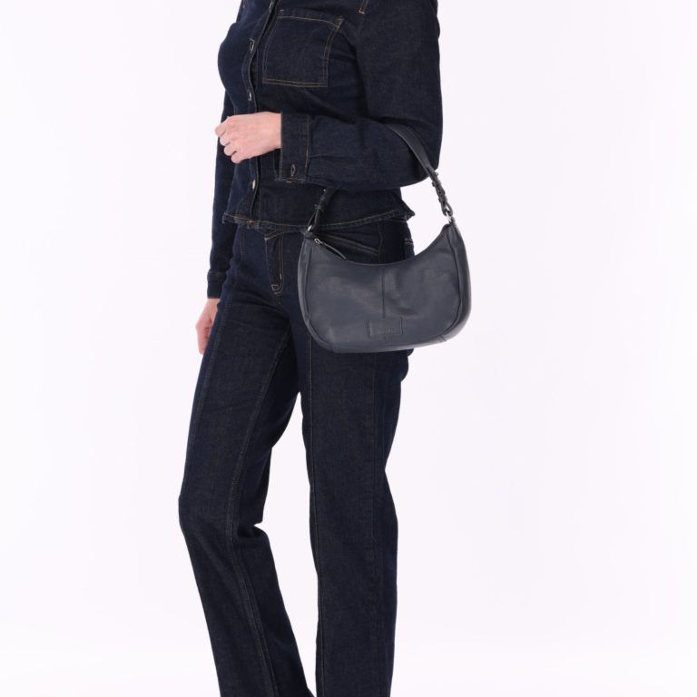 Soft skylar round shoulderbag navy blue