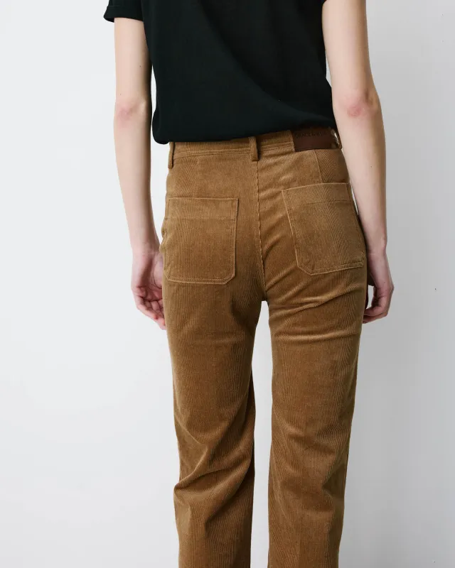 Alban corduroy trousers coffee brown