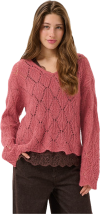 Niso knitted jumper dusky rose pink