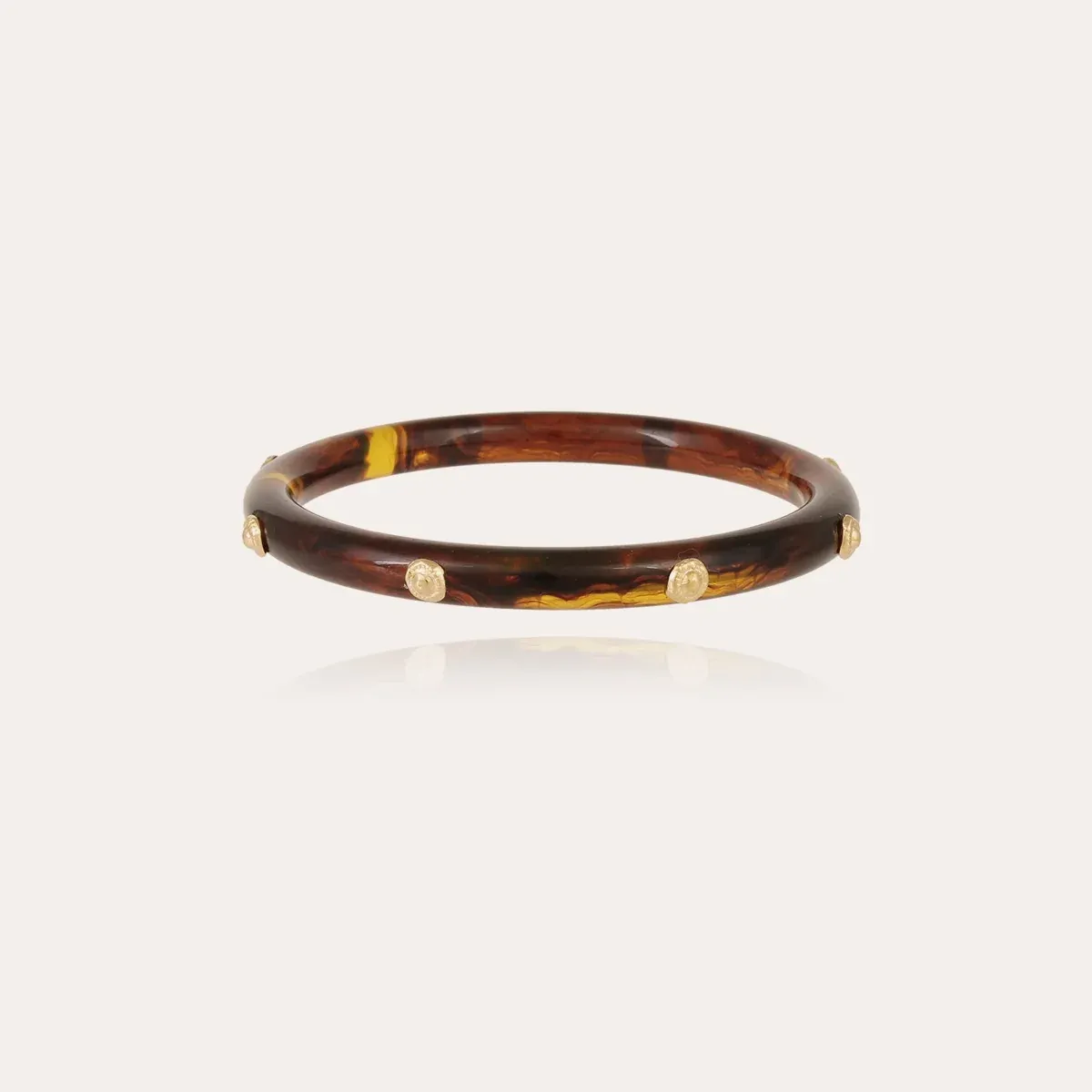 Caftan bangle bracelet tortoise brown