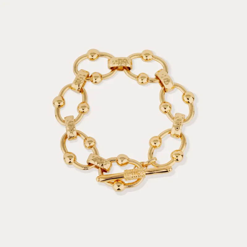 Rivage gold link bracelet