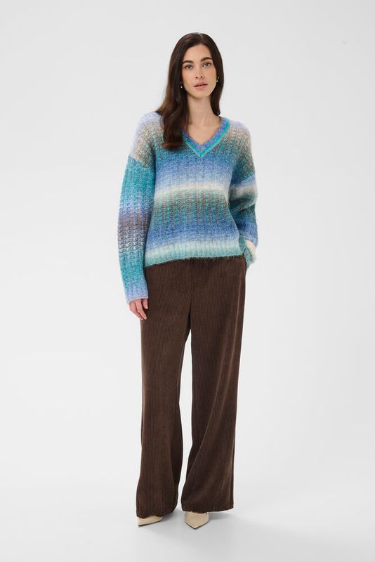 Jazz knitted jumper blue mix