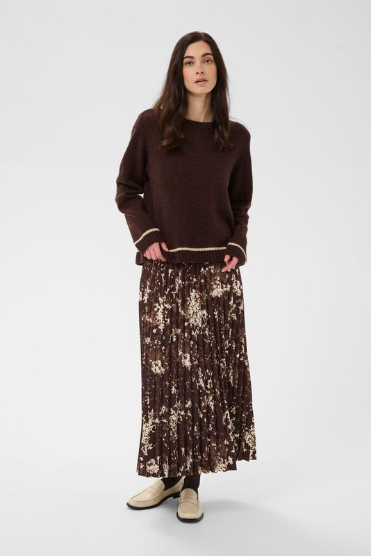 Nova knitted jumper chocolate brown