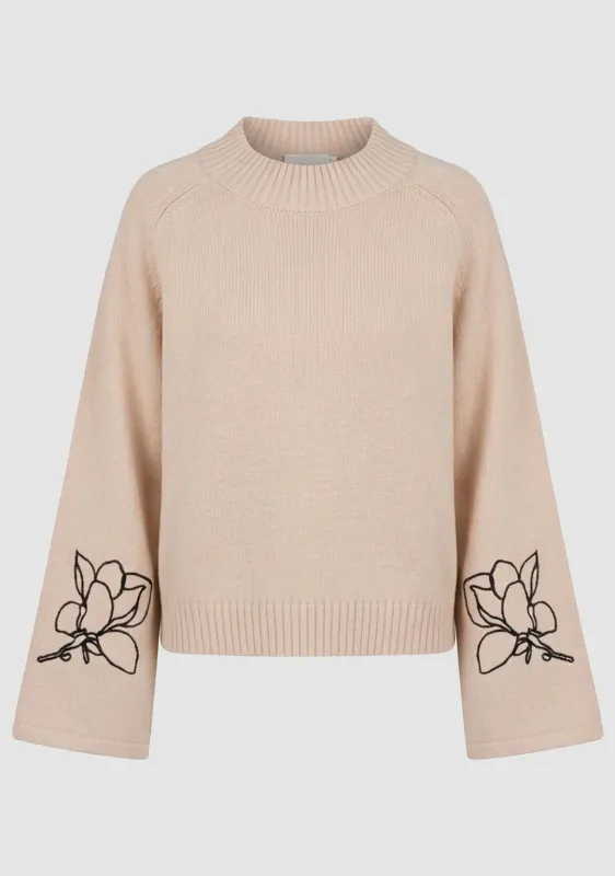 Gwen deco jumper cream