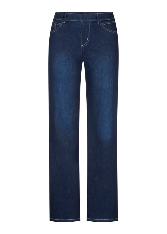 Melli flare denim jean dark blue