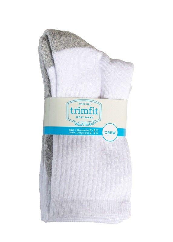 Socks - White (3-pack) Crew